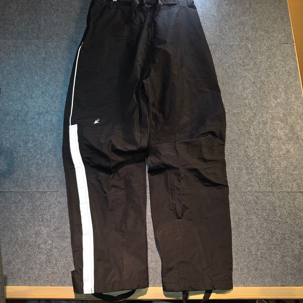 Frogg Toggs Toadz Rain Pants Men Medium Black Good Reflective Waterproof Hiking